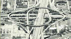 Detroit's downtown freeway system