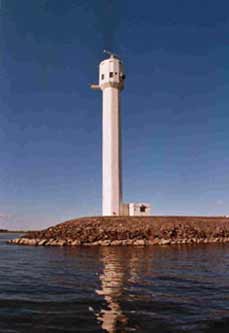 A lighthouse on Boucherville Island