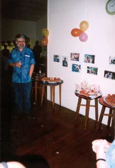 Later that evening I we went to Andy's suprise 50th Birthday parth, orgainsed by his daughter Laura. He was very shocked