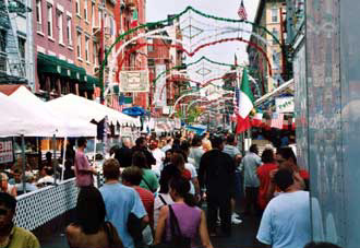 Our consumerist appetites whetted, the next day we go shopping. This is Little Italy.