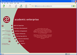 Academic Enterprise website